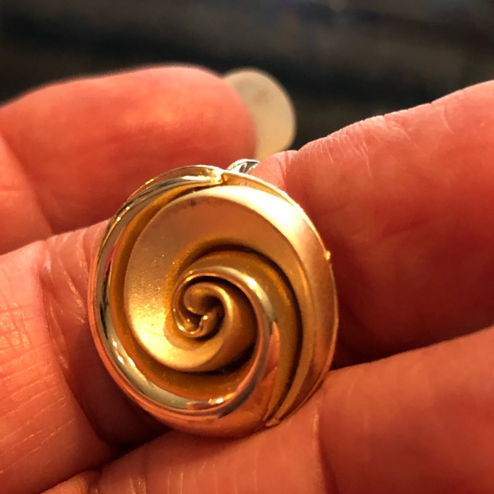 TECHNIBOND RING TWO TONED SPIRAL - Picture 5 of 5